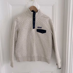 Patagonia quilted pullover sweatshirt size M